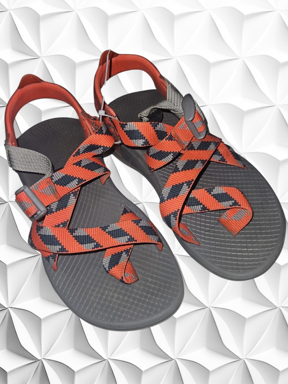 Chaco Z/Canyon 2 Sport Sandals Infuse Grenadine Orange Grey Womens‎ Size 5